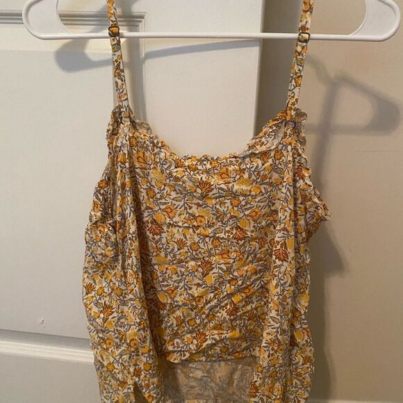 🛍️ Old Navy Yellow Floral Top - Picture 3 of 6